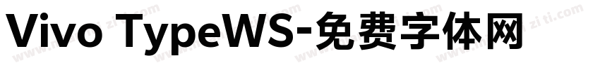 Vivo TypeWS字体转换